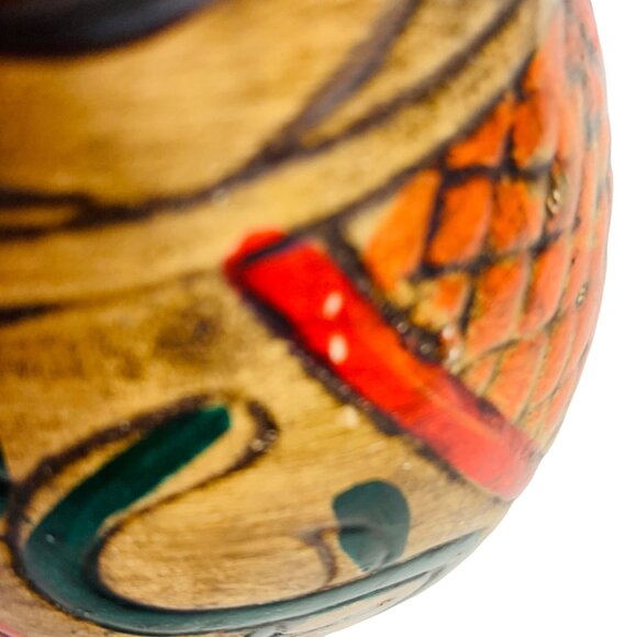 Southwestern Boho Vase Pitcher 9 Inch Primitive Earthy VTG Native Vibe - Picture 13 of 14